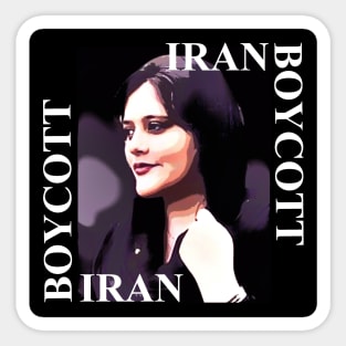 Remember Mahsa Amini - Boycott Iran Sticker